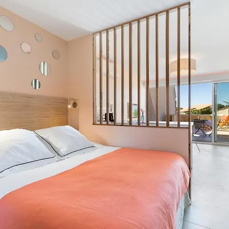 아파트 Nest Luxe - Terrasse - Design - A Pied - Parking - Village Naturiste 아그