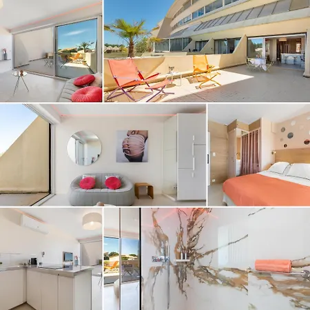 Nest Luxe - Terrasse - Design - A Pied - Parking - Village Naturiste * 아그