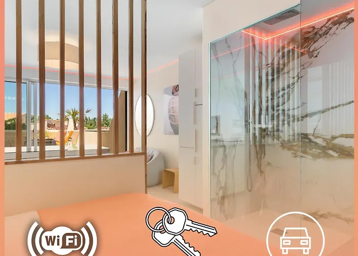 Love Nest Luxe - Terrasse - Design - Plage A Pied - Parking - Village Naturiste *